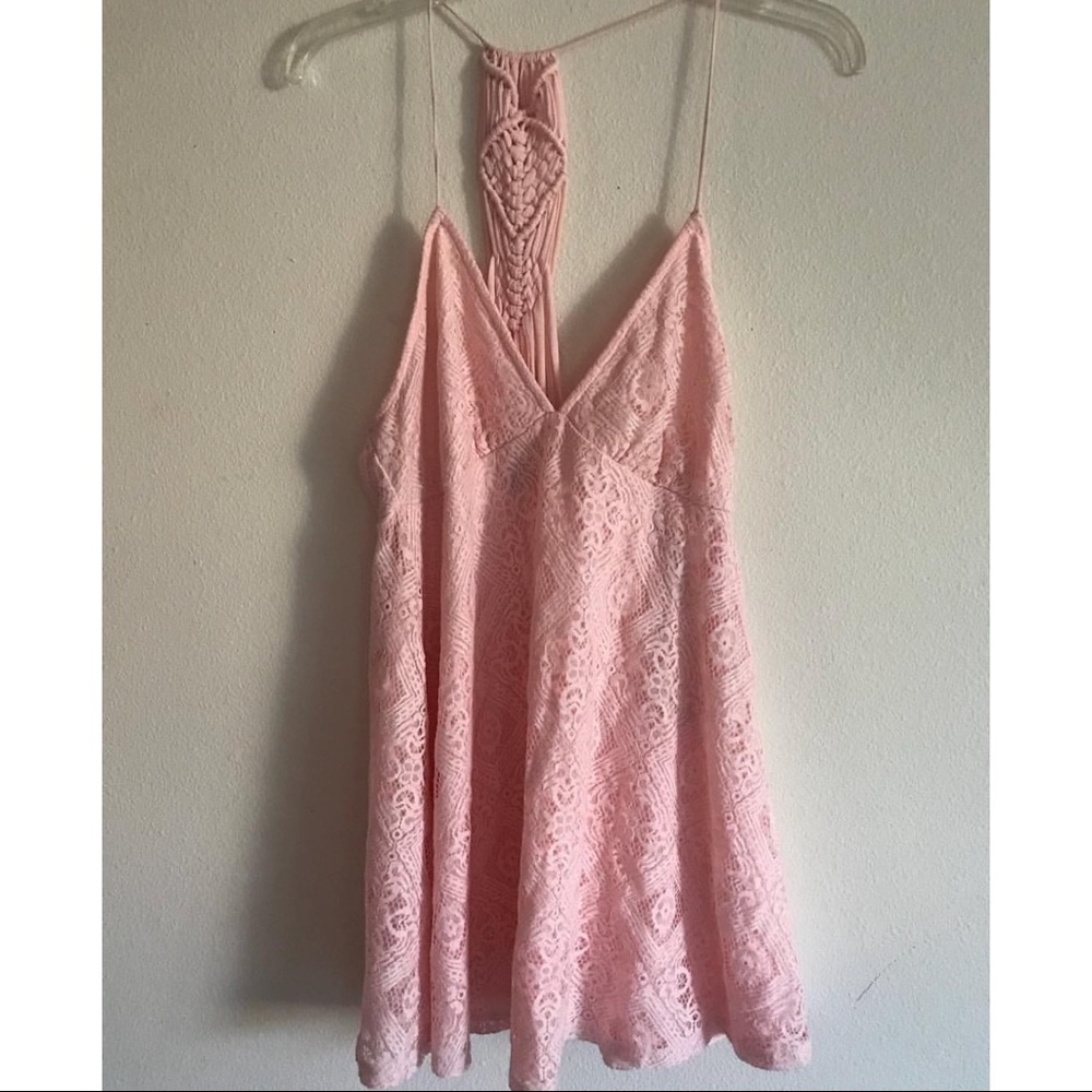 NWT Light Pink Lace Dress